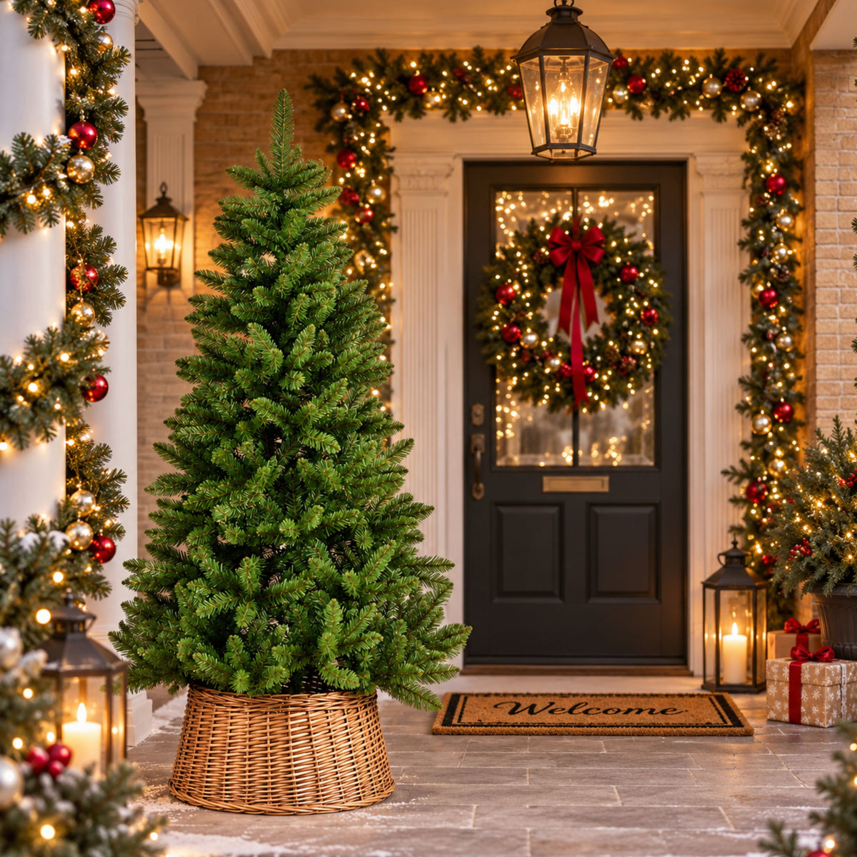Artificial Christmas Tree with Stand & 529 Branch Tips - 6ft