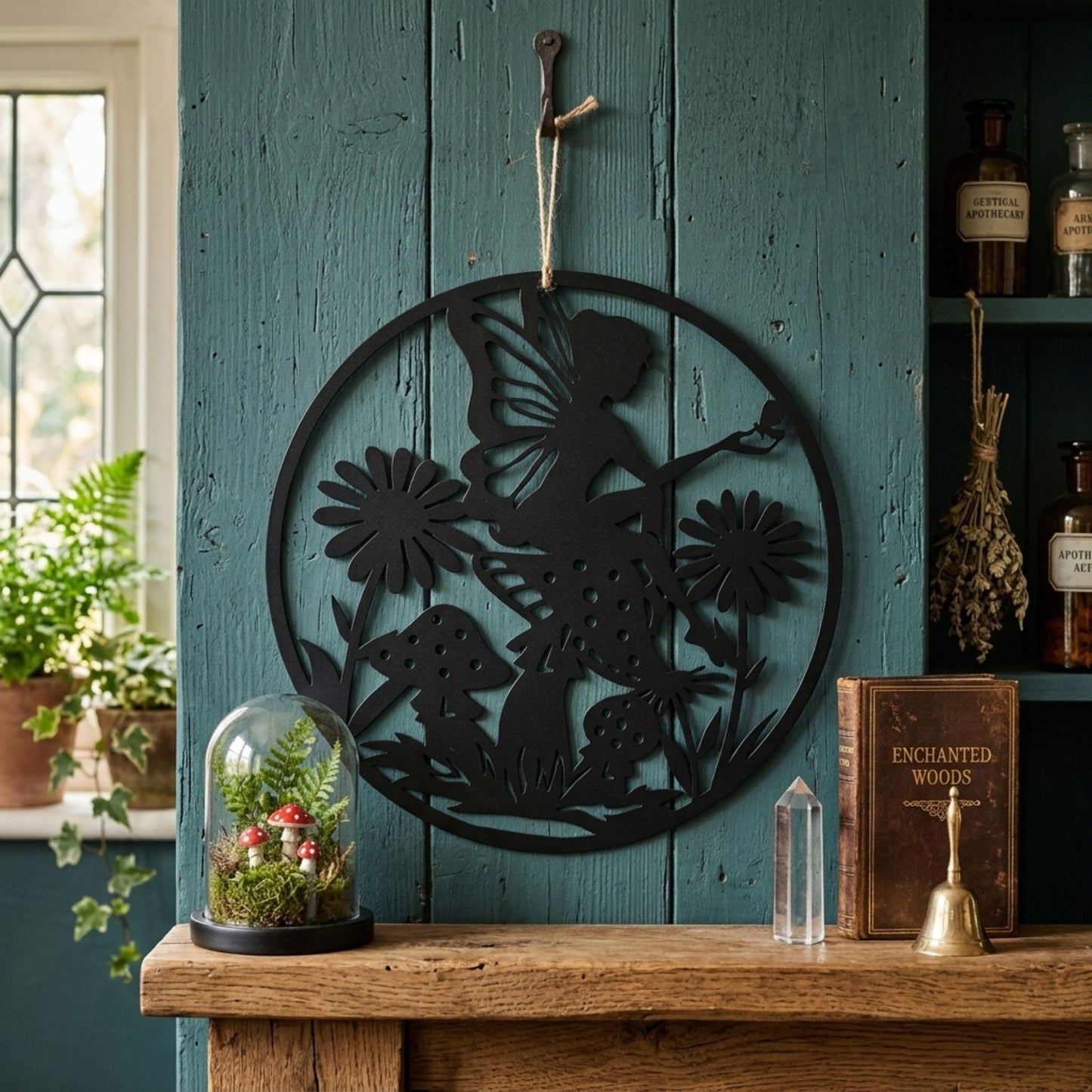 Metal Fairy Wall Art For Garden Metal Wall Sculpture