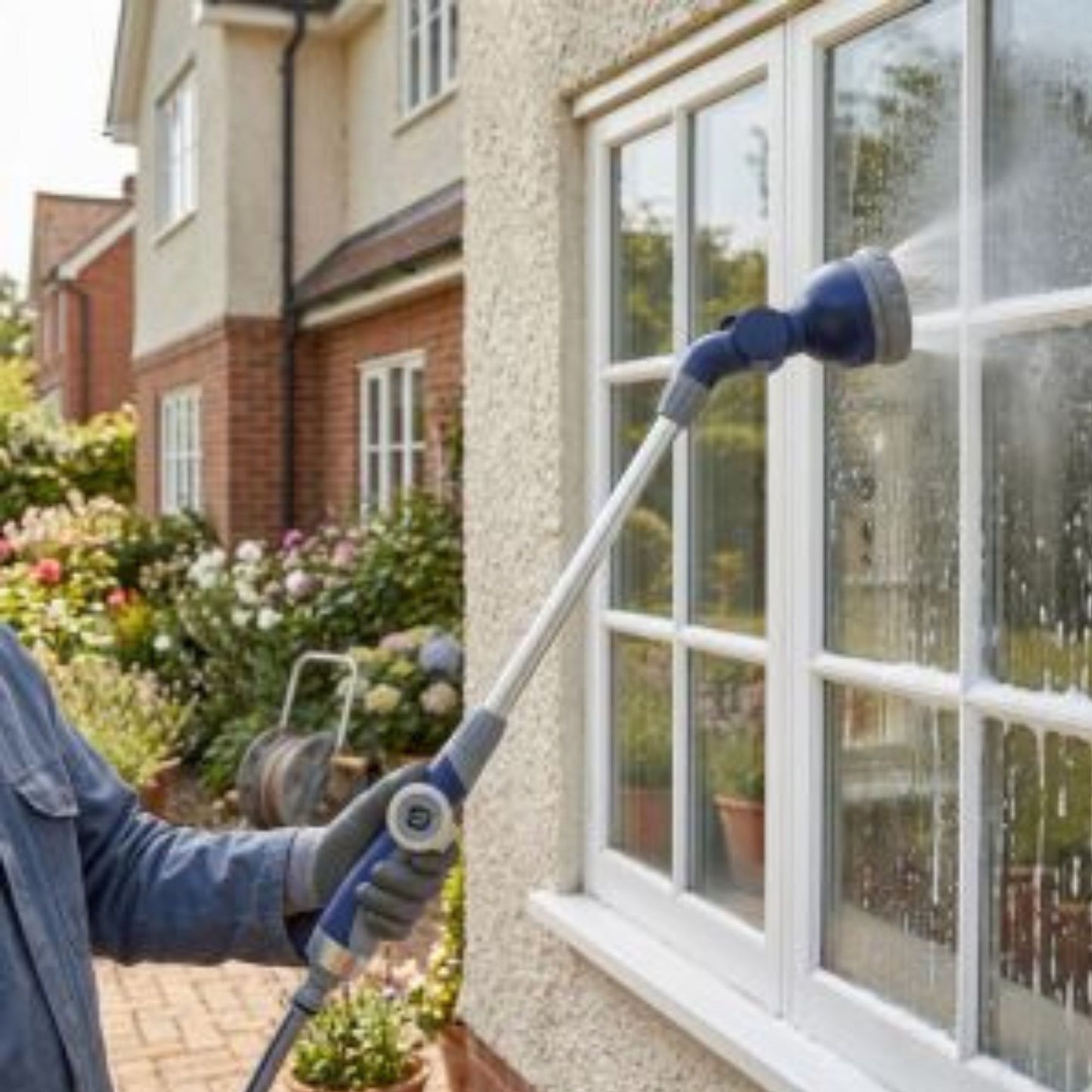 Multi Pattern Watering Lance – 90cm Long Reach Garden Spray Wand