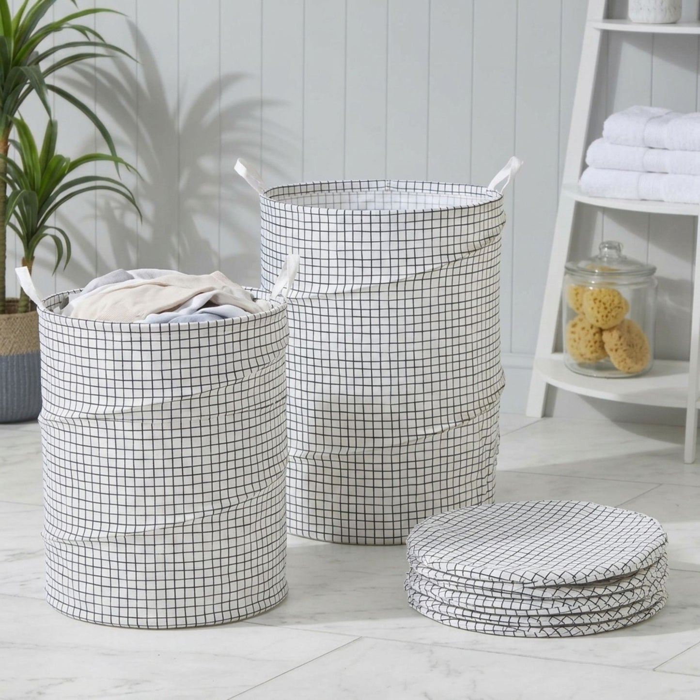 Foldable Clothes Laundry and Toy Storage Basket