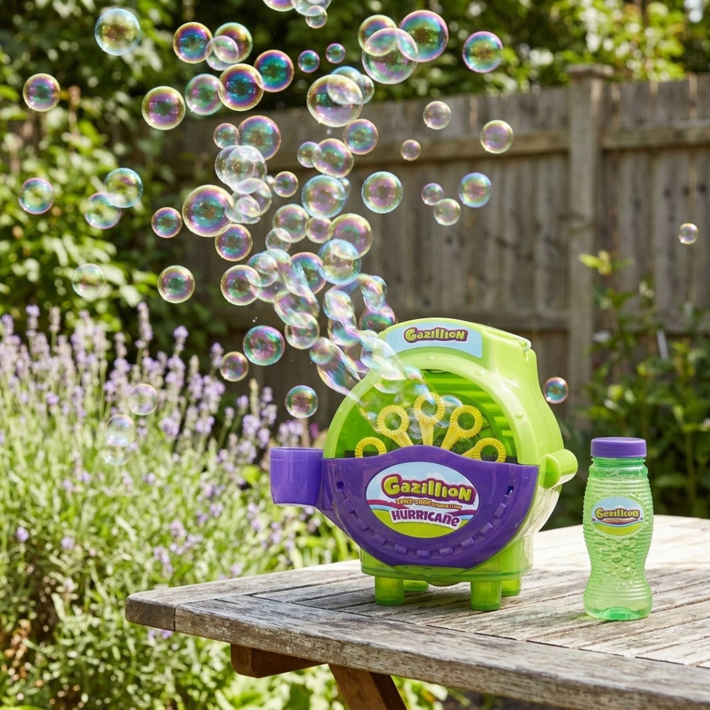 Kids Bubble Machine with 4oz Bubble Solution