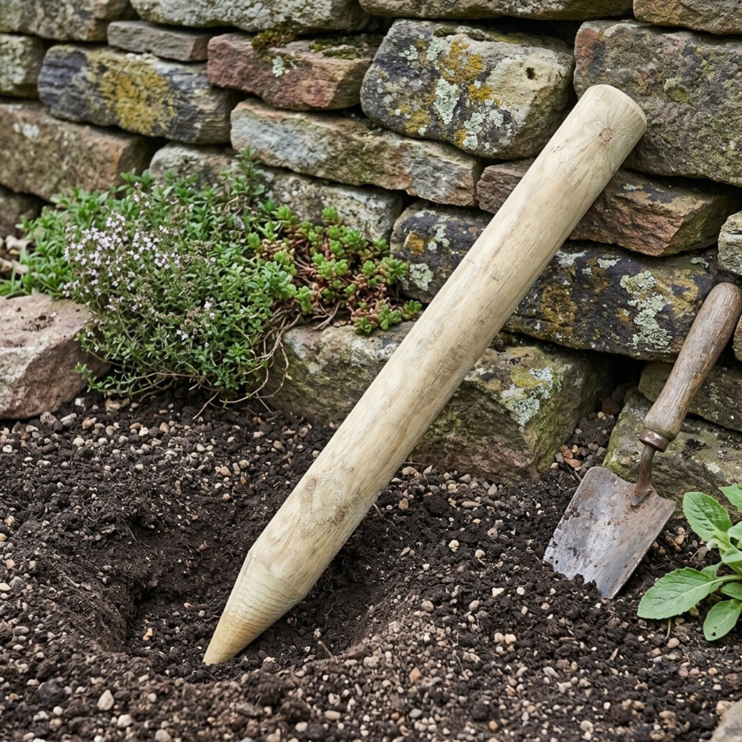 Wooden Garden Stake for Plants, Trees and Landscaping