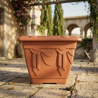 Venetian Square Planter (30cm) Lightweight Garden Pot