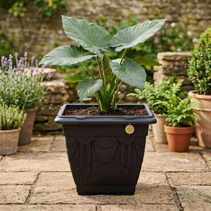 Venetian Square Planter (30cm) Lightweight Garden Pot