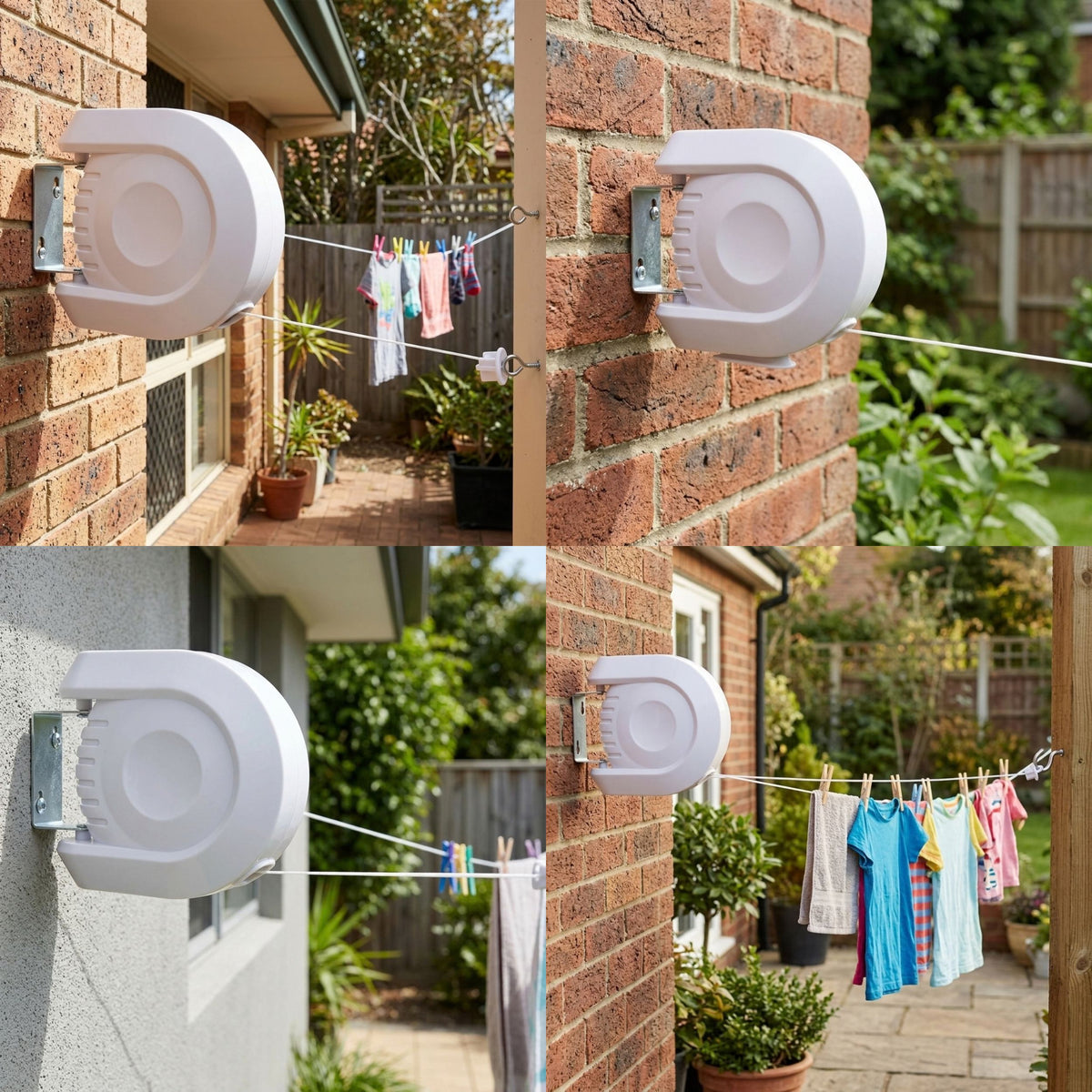 AAMEN 15 Metre Space Saving Laundry Drying Line