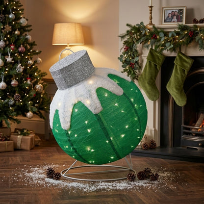60 LED Collapsible Bauble Light 60 LEDs Mains Operated