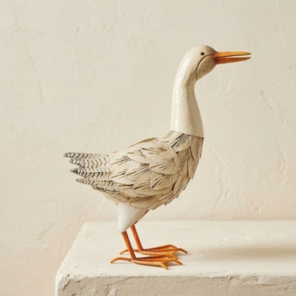 Decorative Metal Ornamental Duck Garden Ornament Outdoor Animal Sculpture