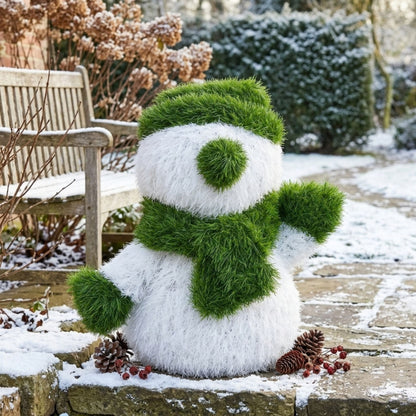 Artificial Grass Snowman Lawn & Patio Decor