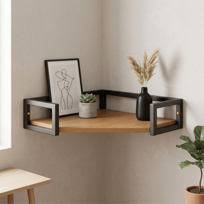 Modern Tromso Corner Floating Shelf