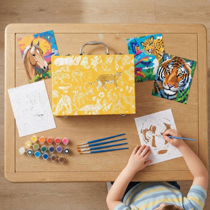 AAMEN Wild Animals Paint by Numbers Kit for Kids