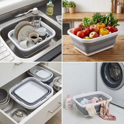 12L Collapsible Washing Up Bowl