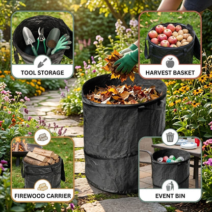 Large Collapsible Garden Bag with Handles