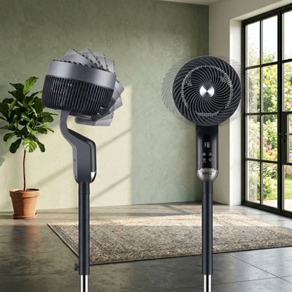Digital Pedestal Fan 50W, Remote Control, 8 Speed