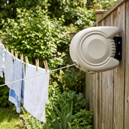 AAMEN 15m Retractable Wall Mounted Washing Line