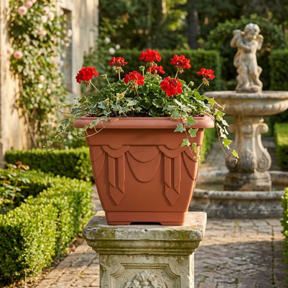 Venetian Square Planter (30cm) Lightweight Garden Pot
