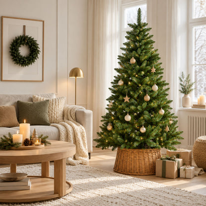 Artificial Christmas Tree with Stand & 529 Branch Tips - 6ft