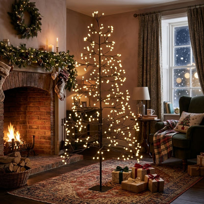 Warm White LED Berry Tree for Indoor & Outdoor Use