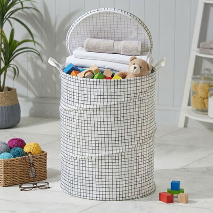 Foldable Clothes Laundry and Toy Storage Basket