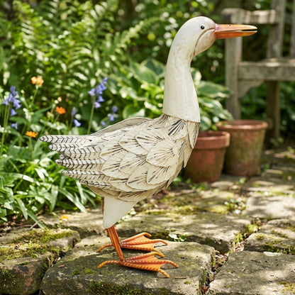 Decorative Metal Ornamental Duck Garden Ornament Outdoor Animal Sculpture