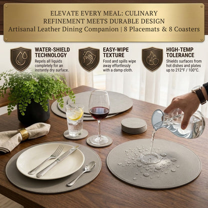 Round Placemats and Coasters Set of 8