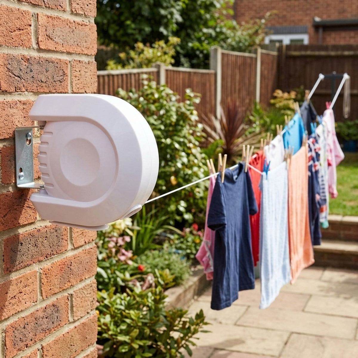AAMEN 15 Metre Space Saving Laundry Drying Line