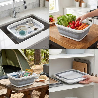 12L Collapsible Washing Up Bowl