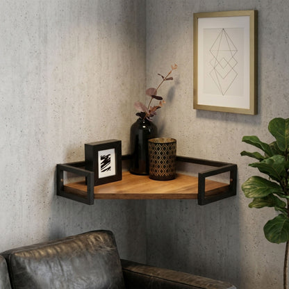 Modern Tromso Corner Floating Shelf