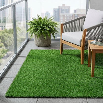 Heavy Duty Artificial Grass Rug – Stylish Outdoor Fake Turf Carpet