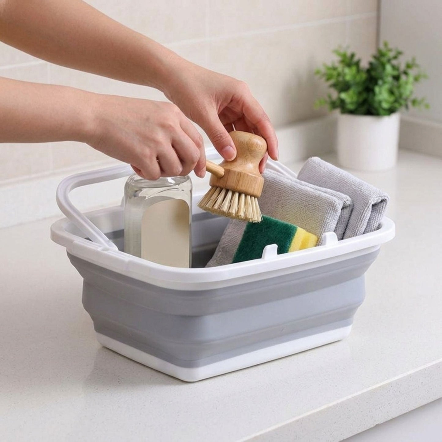 12L Collapsible Washing Up Bowl