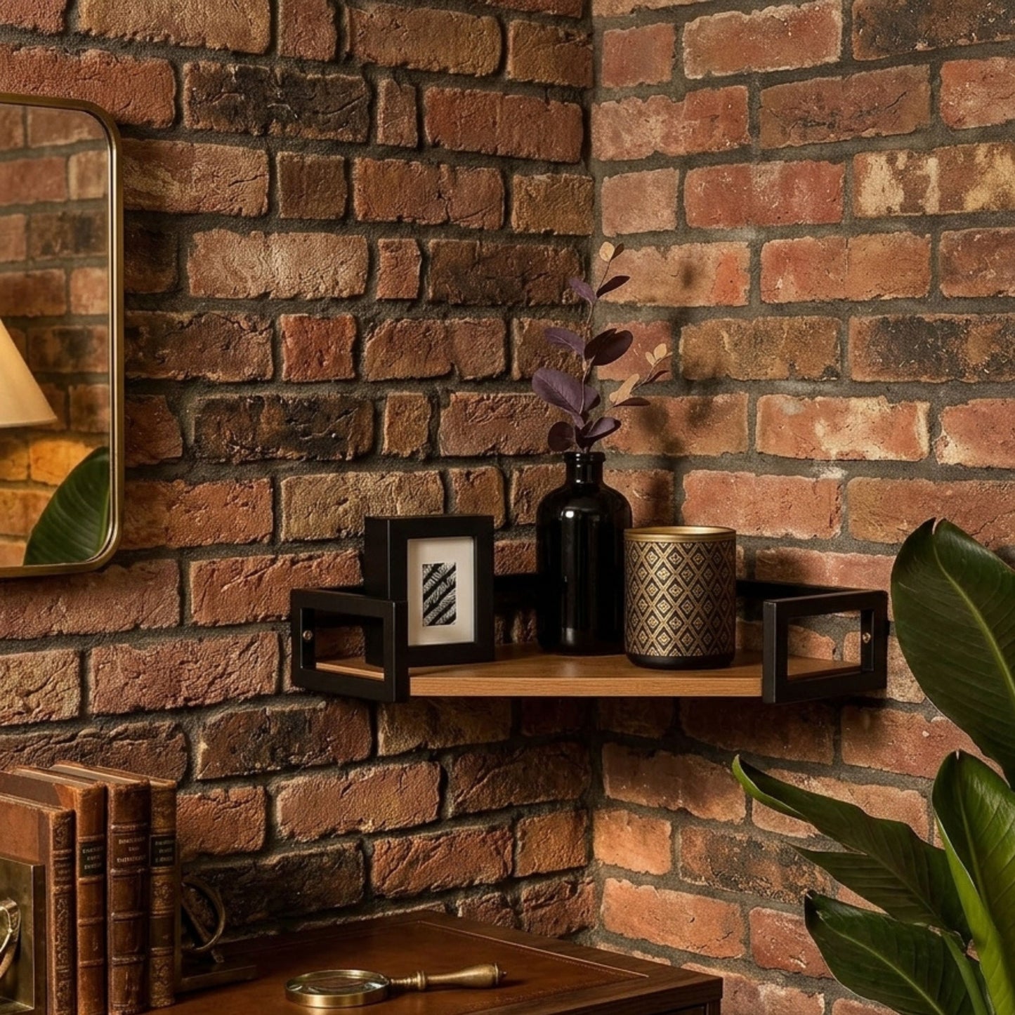 Modern Tromso Corner Floating Shelf