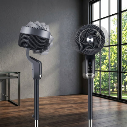 Digital Pedestal Fan 50W, Remote Control, 8 Speed