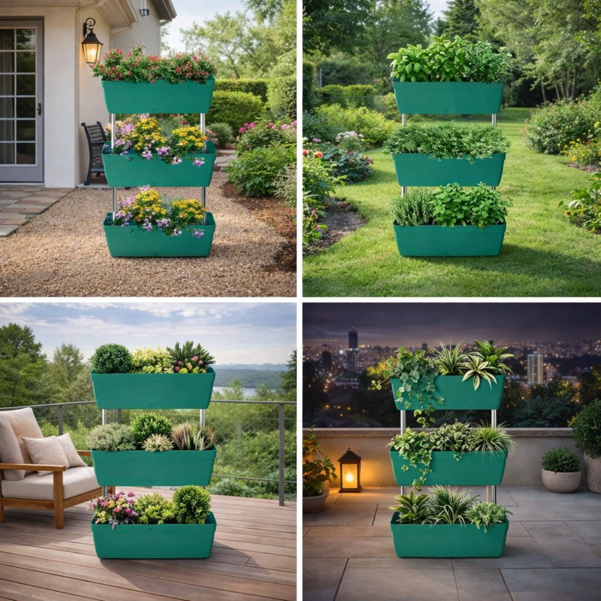 3 Tier Garden Vegetable Planter Raised Bed Outdoor
