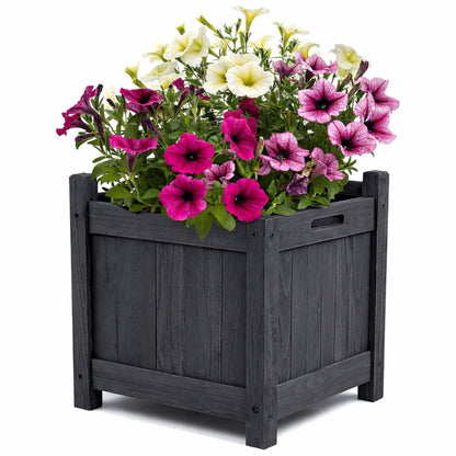 Wooden Square Planter for Garden and Patio