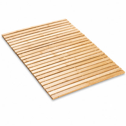 Natural Bamboo Bathroom Mat for Shower, Tub & Ensuite