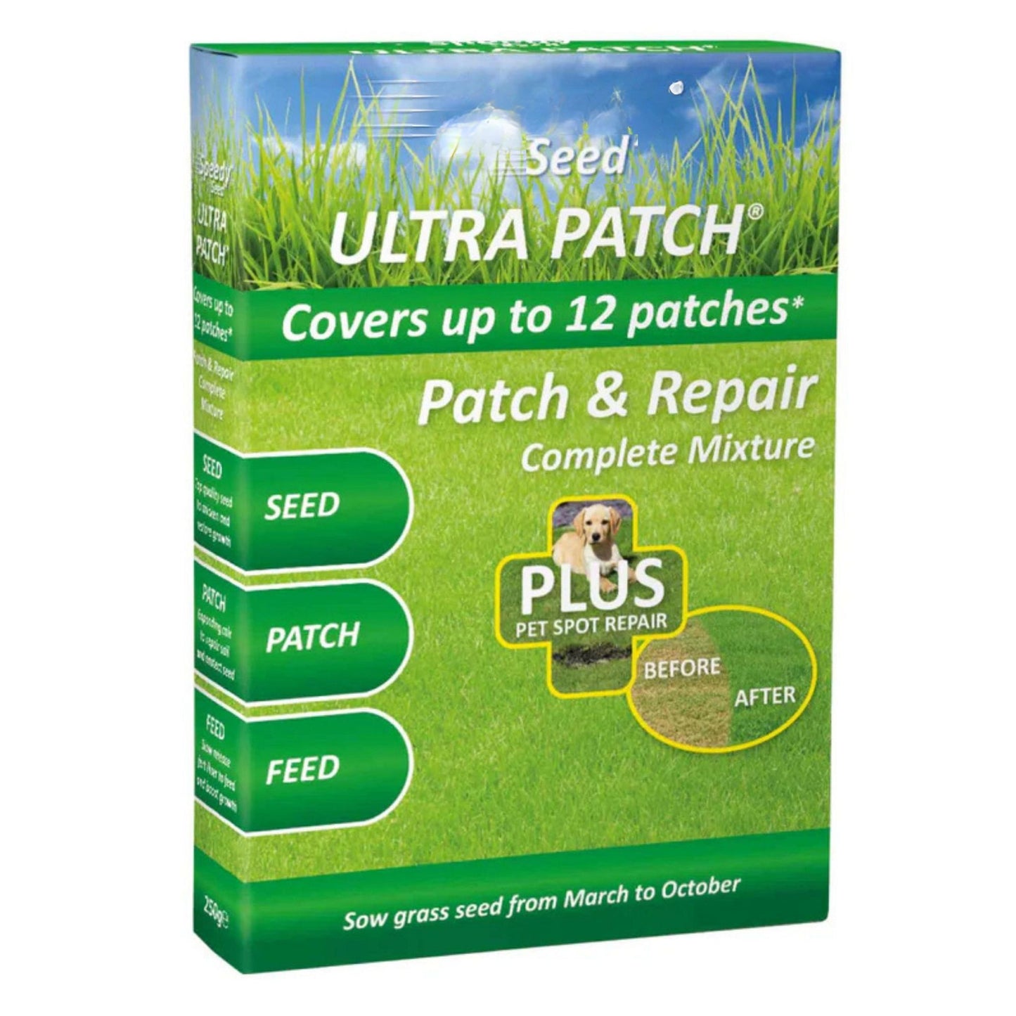 Ultra Patch Lawn Repair Grass Seed 200g
