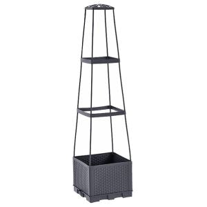 Tomato Planter Box Trellis Attached 105cm Self Watering Garden Vegetable Pot