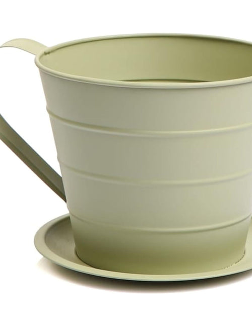 Load image into Gallery viewer, AAMEN Cup &amp; Saucer Planter – Cute and Decorative Ceramic Pot for Tiny Plants, for Plant Lovers and Home Décor Enthusiasts, Air Plants, and Small Flowers
