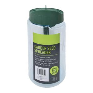 4-Season Garden Seed Spreader, Ideal for Lawn Seed, Feed & Winter Salt