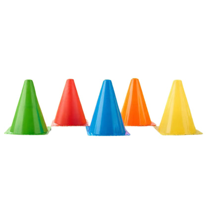 10Pcs Football Training Cones, Plastic Marker Cones