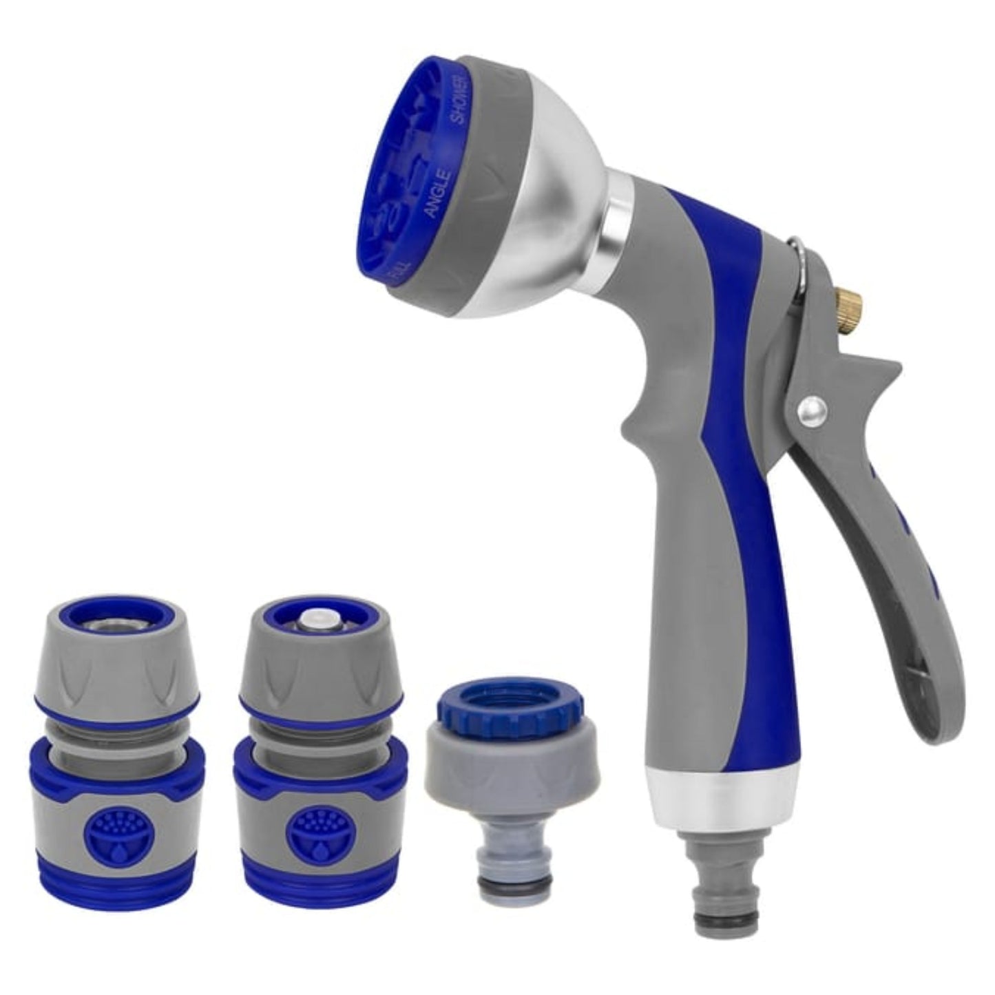 Heavy Duty Hose Spray Gun Set – 7 Function Watering Nozzle Kit