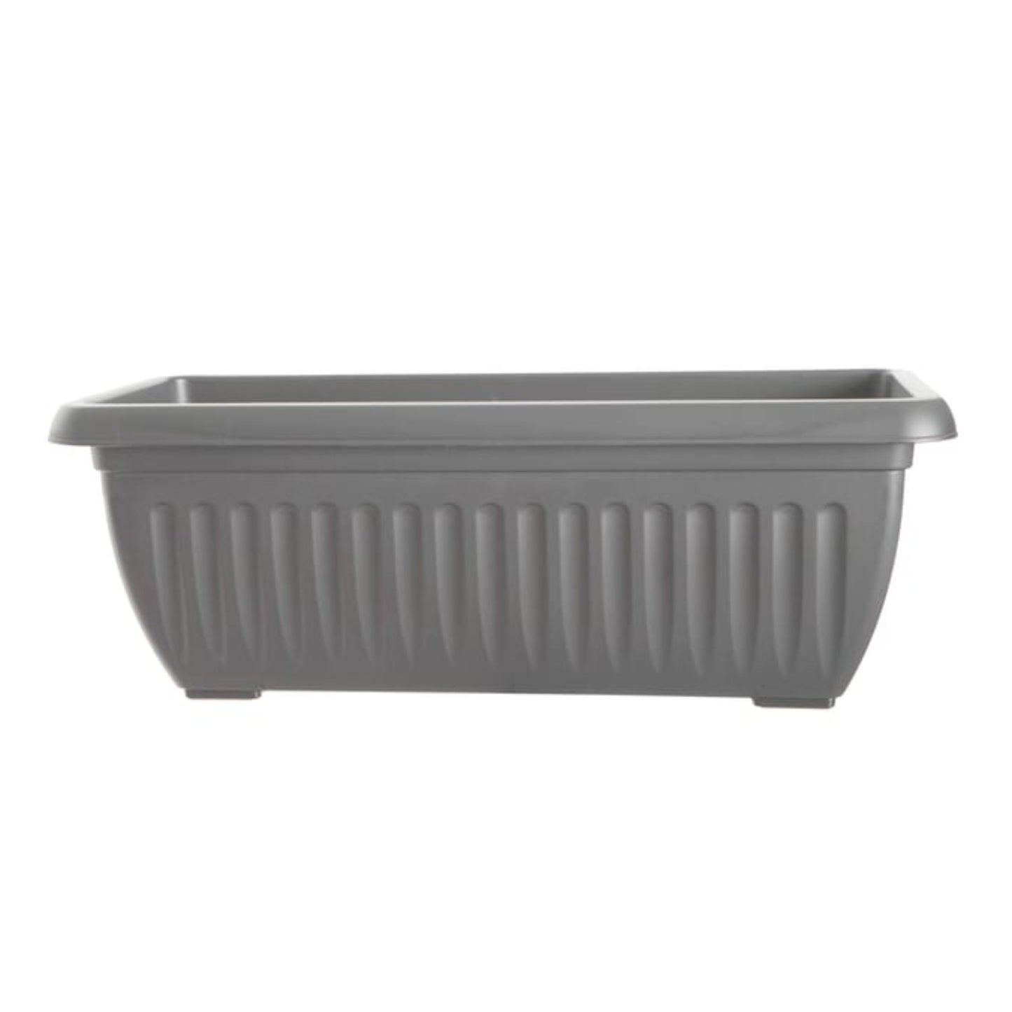 Large Trough Athens Trough Planter 70cm Grey | Plastic Window Box Garden Pot