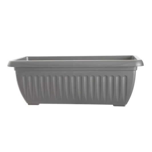 Large Trough Athens Trough Planter 70cm Grey | Plastic Window Box Garden Pot