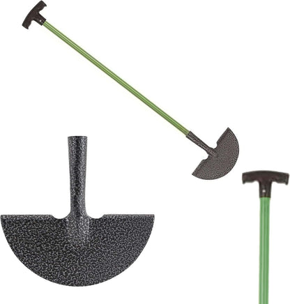 AAMEN Heavy Duty Half-Moon Lawn Edging Tool – Carbon Steel Garden Edger