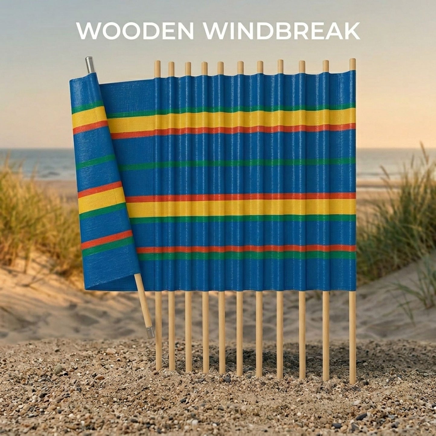 Beach & Camping Windbreak, Privacy Screen Sun Shelter