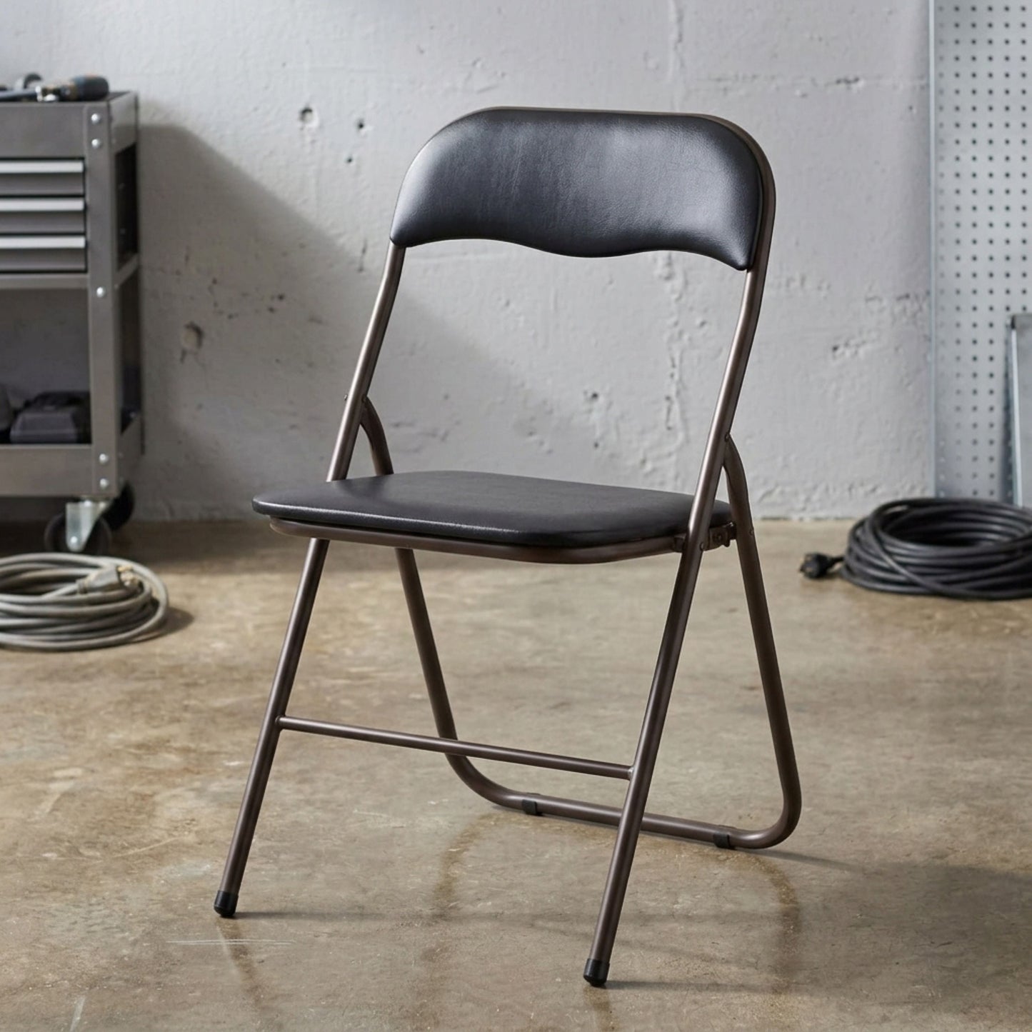 Black Folding Chair for Home & Garden