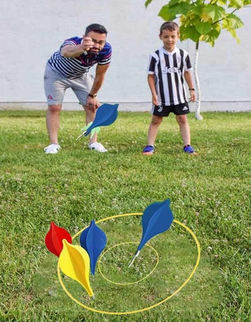 Load image into Gallery viewer, AAMEN Outdoor Garden Darts, Lawn Darts for Kids and Adults, Backyard Party Toy For Families - Multicolor
