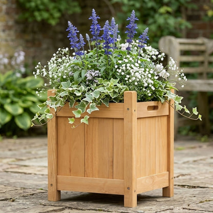 Wooden Square Planter for Garden and Patio