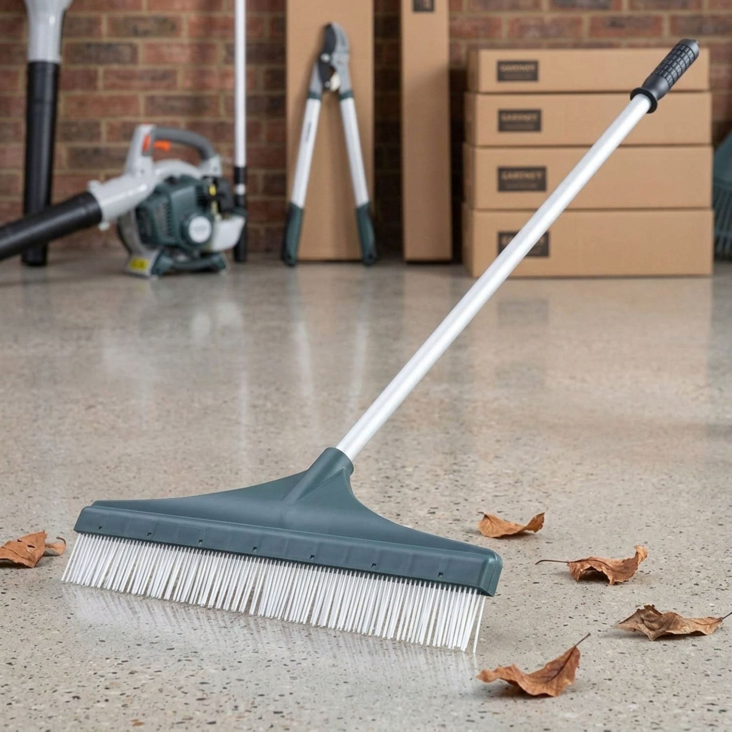 Artificial Grass Brush with Extendable Handle