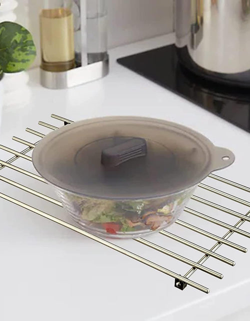 Load image into Gallery viewer, AAMEN Modern Metal Trivet for Kitchen Table, Strong Trivets for Hot Pans, Hot Trays, &amp; Plates Stand, Rectangular Trivet Stainless Steel Worktop Protector (Pot Holder)
