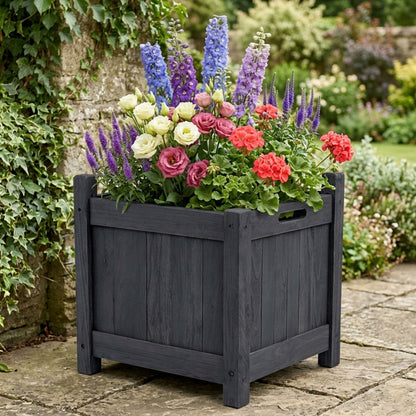 Wooden Square Planter for Garden and Patio